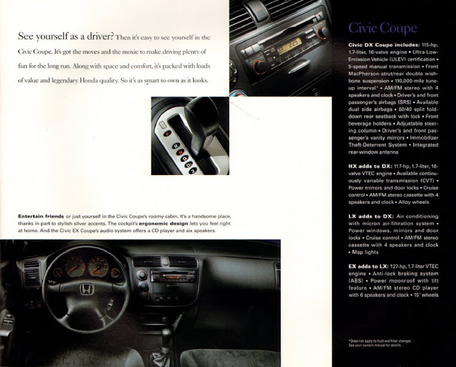2002 Honda Brochure Page 10